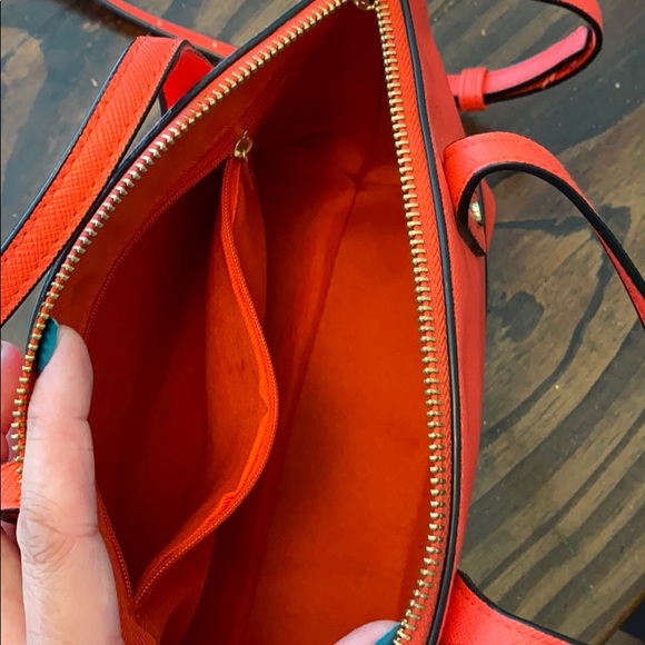 Merona Orange/coral purse - Picture 6 of 7